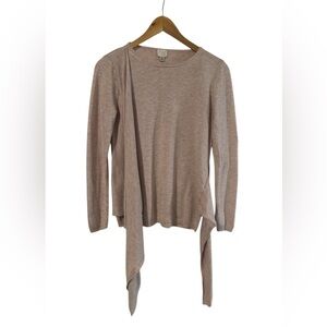 A New Day Sweater Shirt Faux Layered Side Tie Light Pink Size Medium